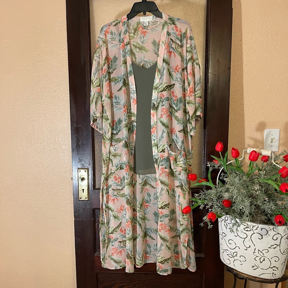 Tropical Kimono 2 Piece